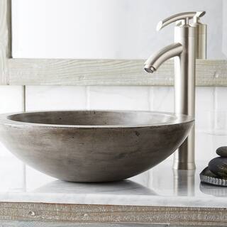 Link to Morro 17-inch NativeStone Vessel Bathroom Sink - 17" x 5" Similar Items in Kitchen Appliances