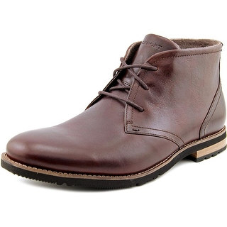 Rockport Ledge Hill Too Men Round Toe Leather Brown Chukka Boot