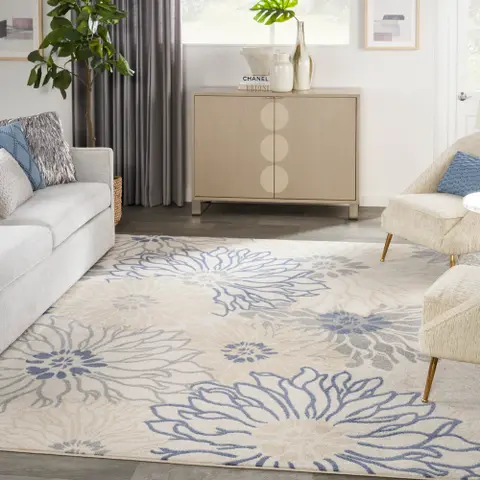 Nourison Passion Abstract Modern Floral Area Rug