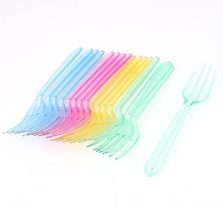Birthday Party Household Kitchen Food Cake Fork Cutlery Multi Colors 16 Pcs