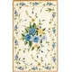 preview thumbnail 35 of 46, SAFAVIEH Handmade Chelsea Hali French Country Floral Scroll Wool Rug 2'6" x 4' - Ivory