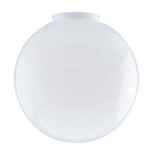Westinghouse 81869 Replacement Polycarbonate Globe, 6", White