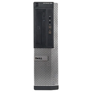 Dell OptiPlex 390 Desktop Computer Intel Core I3 2100 3.1G 8GB DDR3 2TB Windows 7 Pro 1 Year Warranty (Refurbished) - Black
