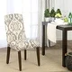 Thumbnail 1, HomePop Suri Curved Top Parson Dining Chair - Set of 2.