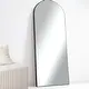preview thumbnail 6 of 18, Modern Arched Mirror Full-Length Floor Mirror with Stand