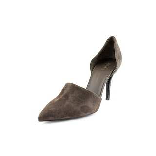 Vince Claire Women Pointed Toe Suede Gray Heels