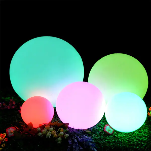Modern Home LED Glowing Sphere with Infrared Remote Control