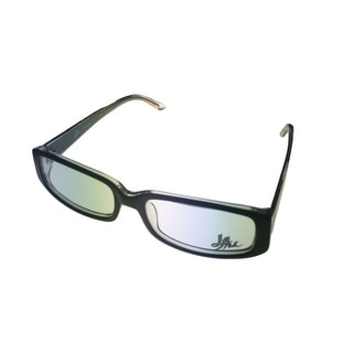 L.A. Ink Opthalmic Eyeglass Frame Shiny Black Clear Rectangle Plastic #002 - Medium