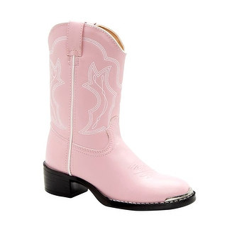 Durango BT858 Youth W Round Toe Synthetic Pink Western Boot