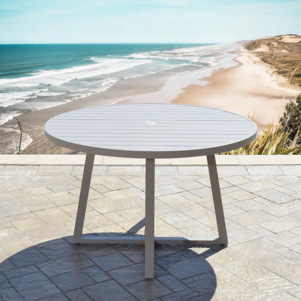 Abbyson Hyannis Outdoor Round Dining Table