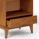 Thumbnail 14, WYNDENHALL Pearson SOLID HARDWOOD 60 inch x 24 inch Mid Century Modern Bookcase with Storage - 24"w x 16"d x 60"h. Changes active main hero.