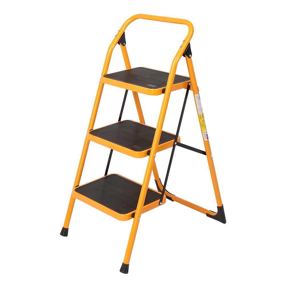 3 Step Ladder Folding Step Stool, 330 lb. Capacity - N/A