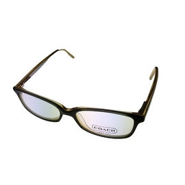 Coach Womens Opthalmic Eyeglass Frame Modified Plastic Rectangle Green Page 506 - Medium