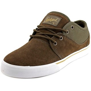 Globe Mahalo Men Round Toe Suede Brown Skate Shoe