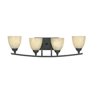 Designers Fountain 82904 4 Light Bathroom / Vanity Fixture from the Tackwood Collection