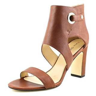 Via Spiga Adra Women Open Toe Leather Platform Heel