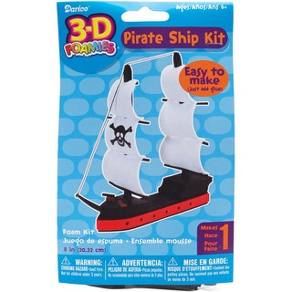 3D Foam Kit - Makes 1-Pirate Ship