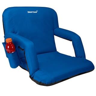Driftsun Stadium Seat Reclining Bleacher Chair Folding with Back / Sport Chair Reclines Perfect For Bleachers Lawns and Backyard