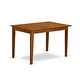 5 Piece kitchen table set Table with Leaf and 4 Plainville Dining Table Chairs - Saddle Brown Finish (Finish Option) - Thumbnail 4