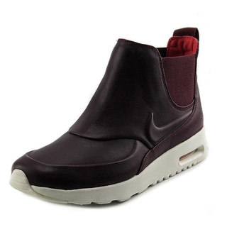 Nike Air Max Thea Mid Women Round Toe Leather Sneakers