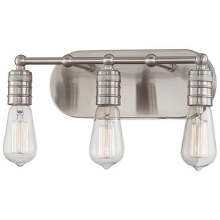 Minka Lavery 5135 3 Light Bathroom Vanity Light from the Downtown Edison Collection