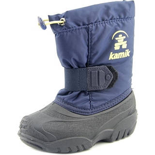 Kamik Tickle Toddler Round Toe Synthetic Blue Snow Boot