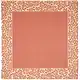 preview thumbnail 26 of 106, SAFAVIEH Courtyard Caryl Indoor/ Outdoor Waterproof Backyard Patio Rug 7'1 x 7'1 Square - Red/Natural