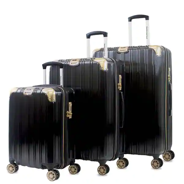 AGT Melrose S 3-Piece Anti-theft TSA Spinner Luggage Set