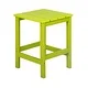 preview thumbnail 54 of 55, Laguna Poly Eco-Friendly Outdoor Patio Square Side Table Lime