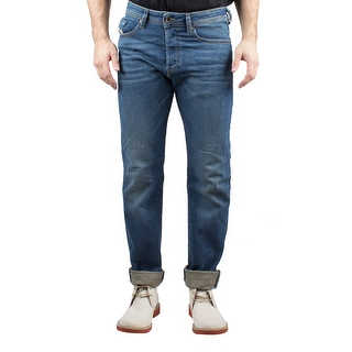 Diesel Buster Men's Regular Slim-Tapered Denim Jeans 0837I