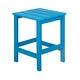 preview thumbnail 23 of 55, Laguna Poly Eco-Friendly Outdoor Patio Square Side Table Pacific Blue
