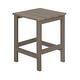 preview thumbnail 50 of 55, Laguna Poly Eco-Friendly Outdoor Patio Square Side Table Weathered Wood