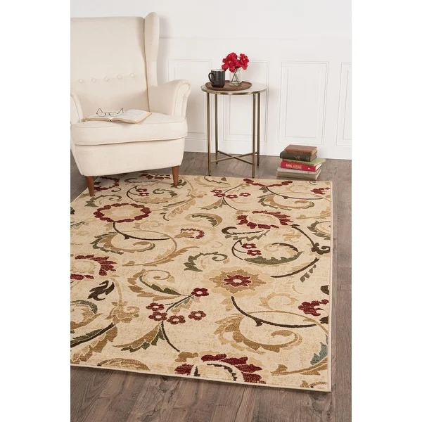 Lagoon Transitional Floral Indoor Area Rug