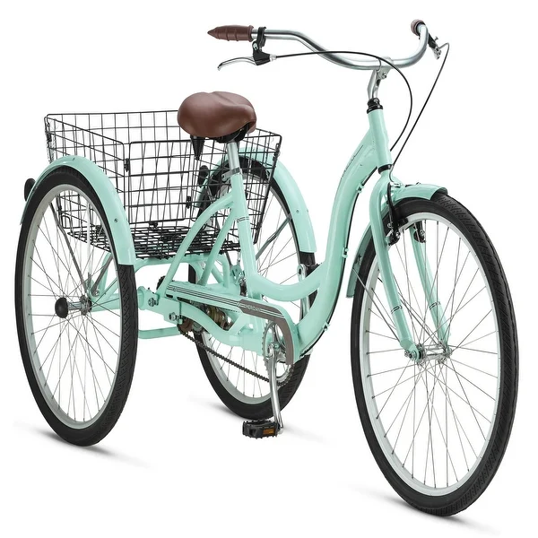 Meridian Adult Tricycle, 26-inch wheels, rear storage basket, Mint