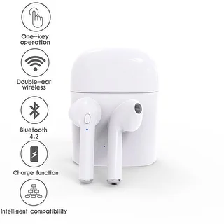 2018 Bluetooth 4.2 Wireless EarPod Headphone - Stereo Sync + Charging Pod - for iOS & Android