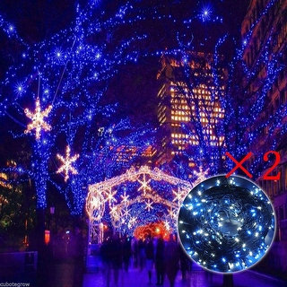 2x 100M 500 LED Xmas Party Decor Fairy String Light 24V Christmas Wedding Lamp