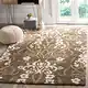 preview thumbnail 2 of 38, SAFAVIEH Florida Shag Kylie Damask 1.2-inch Thick Rug 11' x 15' - Smoke/Beige
