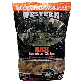 Western 78077 Oak BBQ Smoking Chips, 2.25 lb.