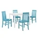 Porch & Den Pompton 5-piece Dining Set with Slat Back Chairs - Thumbnail 13