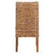 SAFAVIEH Dining Rural Woven St Thomas Indoor Wicker Brown Sloping Arm Chairs (Set of 2) - 20" x 24" x 39" - Thumbnail 4