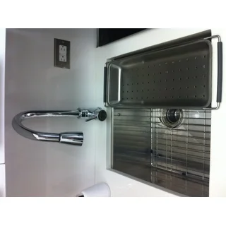 VIGO 23-inch Undermount Stainless Steel 16 Gauge Single Bowl Kitchen Sink