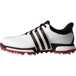 Adidas Men's Tour 360 Boost White/Black/Power Red Golf ShoesF33248 / F33260