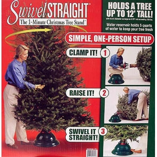 Swivel Straight 1-Minute Christmas Tree Stand - For Trees Up To 12' Tall #XTS-1