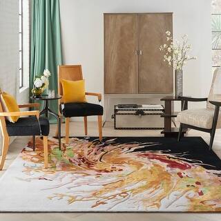Nourison Prismatic Bold Modern Abstract Eclectic Area Rug