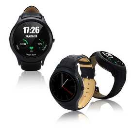 Indigi® A6 SmartWatch & Phone - Android 4.4 KitKat OS + Bluetooth 4.0 + Pedometer + Accurate Heart Monitor + WiFi + GPS