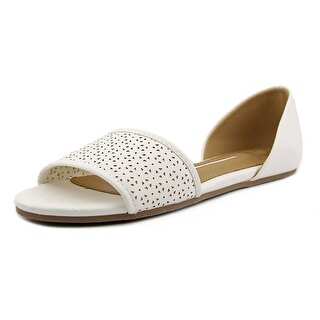 New Directions Adriana Open-Toe Synthetic Flats