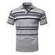 NE PEOPLE Mens Basic Stripe Polo T-shirts [NEMT273] - Thumbnail 4