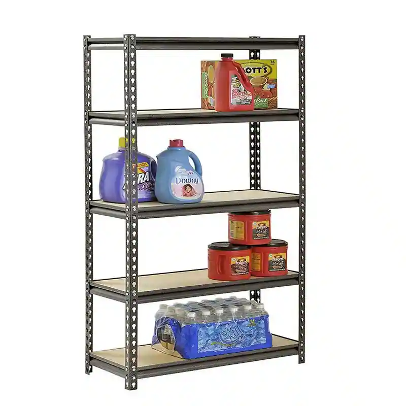 5 Tier Heavy Duty Storage Shelf Garage Shelving Unit Bookcase 2 Colors