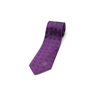 Versace Men Slim Silk Neck Tie CR8LSEB0319 0005 Purple
