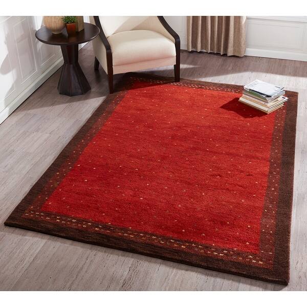 Momeni Desert Gabbeh Hand Knotted Wool Contemporary Area Rug
